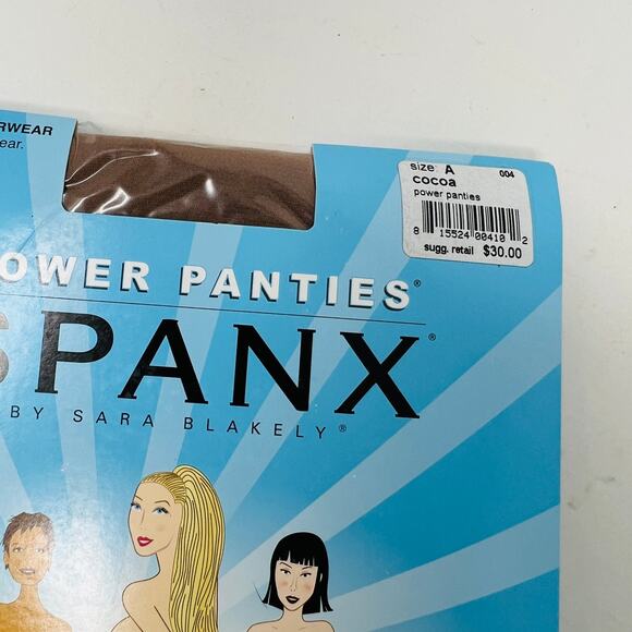 NEW! Spanx Power Panties Cocoa - A - Picture 3 of 3
